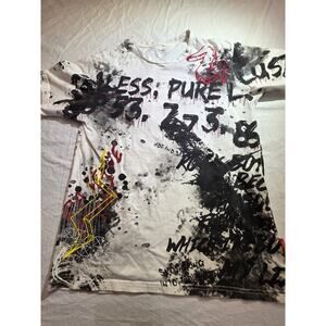 Smoke Rise Men's White Size Medium Graphic Short Sleeve T-Shirt